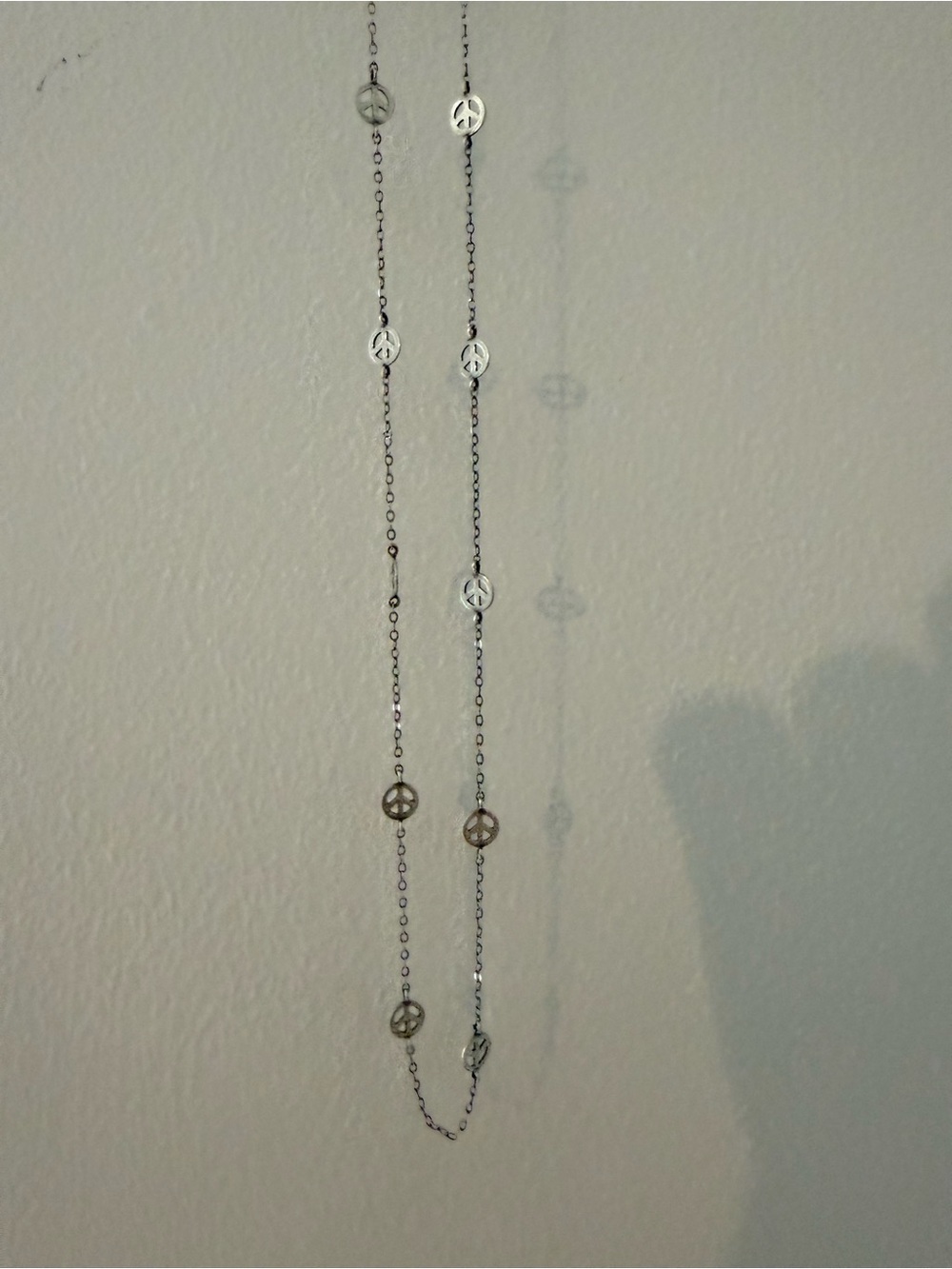 Chan Luu Peace Sign Long Necklace